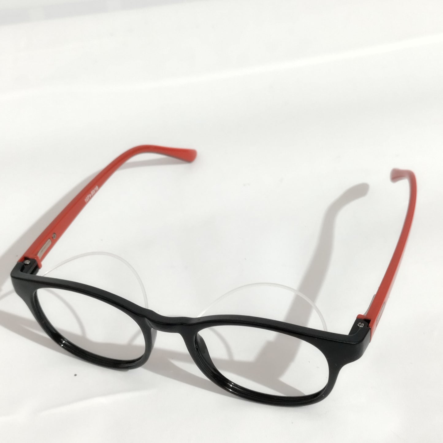 Black Red ElevateVision Full Frame Ptosis Crutch Glasses