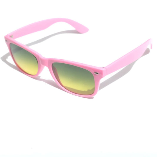 Pink Classic Square Gradient Sunglasses