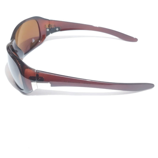 Brown Wraparound Sunglasses for women S3119