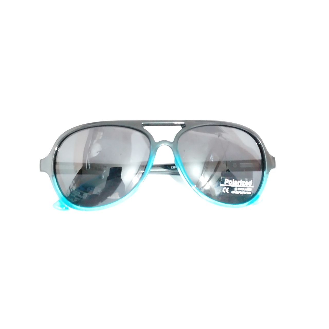 Black Blue Classic Pilot Shape Polarized Sunglasses for Men and Women