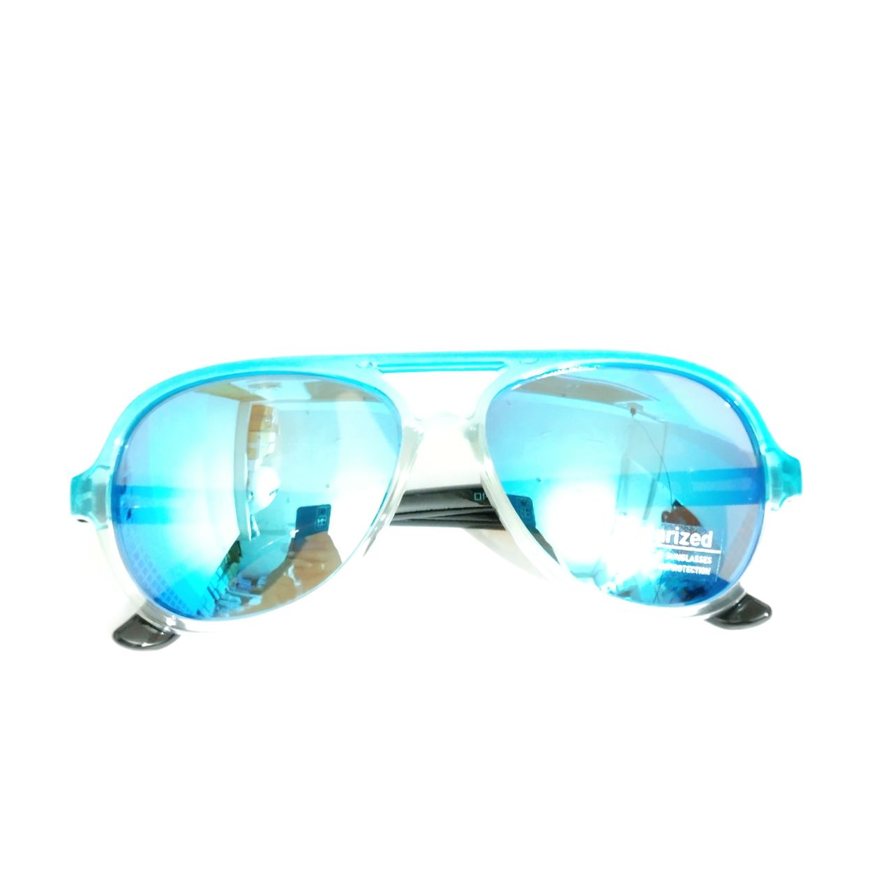 Blue Mirror dynamic Shape Polarized Sunglasses for Men and Women