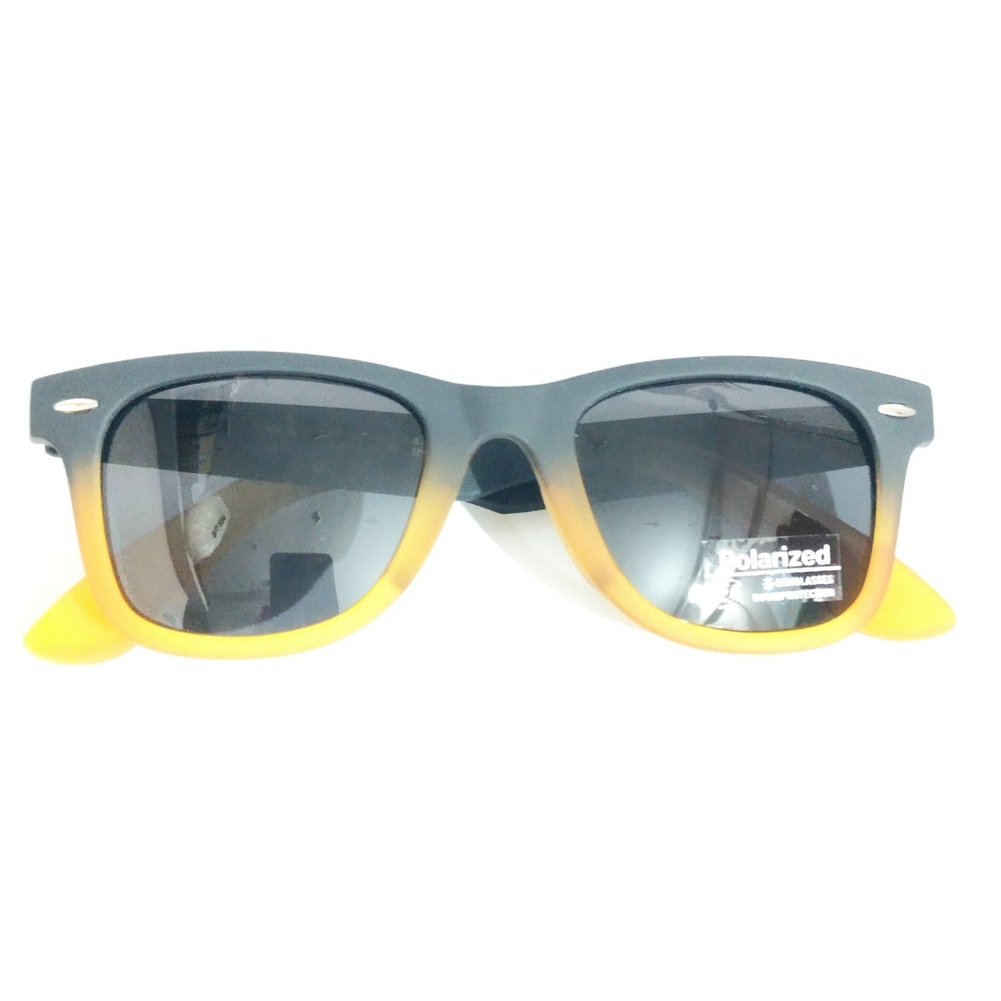 Black Orange Stylish Polarized Sunglasses for Men and Women