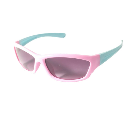 Pink Kids Wraparound Sunglasses 4-7 years old