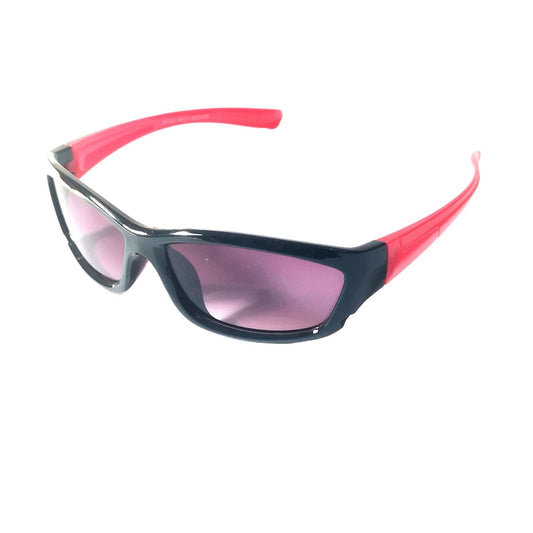 Black Red Kids Wraparound Sunglasses 4-7 years old