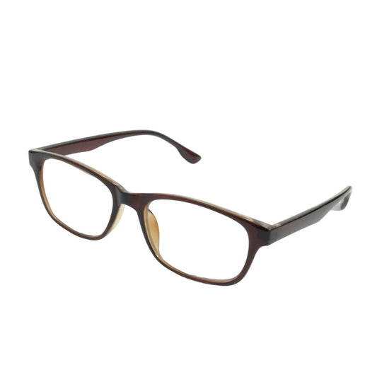 Brown Computer Glasses with Anti Glare Coating J025BR