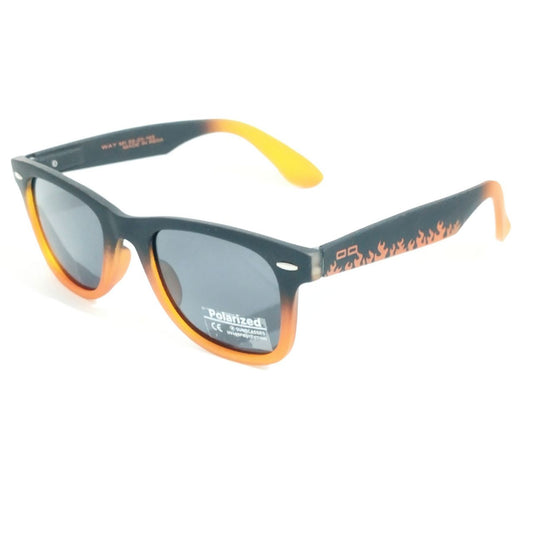 Black Orange Polarized Sunglasses