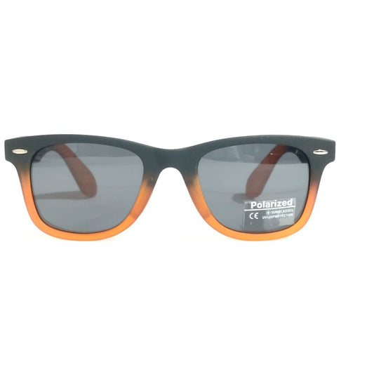 Black Orange Polarized Sunglasses