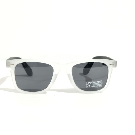 Matt White Pulse Polarized Sunglasses