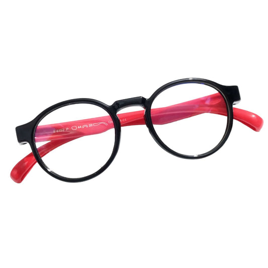 Kids Round Glasses Flexible Unbreakable TR90 Frame S8152C14