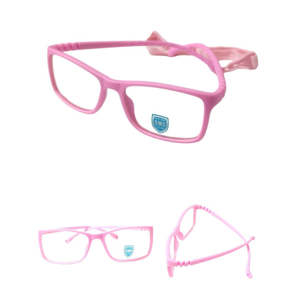 Pink Unbreakable Kids Flexible Glasses Age 4 to 7 Years Glasses India