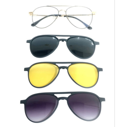 Pilot Metal Magnetic Clip On Glasses 6116