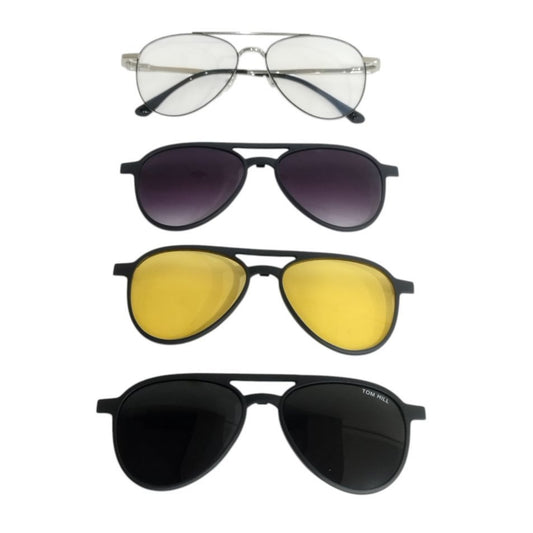 Pilot Metal Magnetic Clip On Glasses 6116