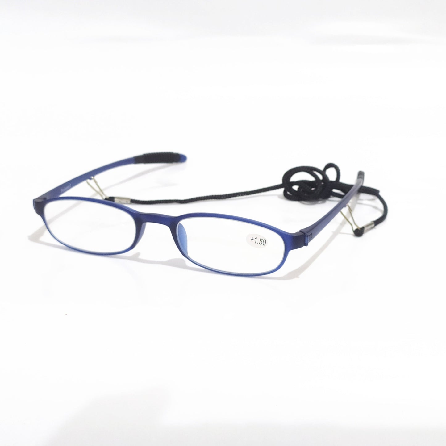 Light Weight Oval Reading Glasses for Men and Women with Neck Hanging Band