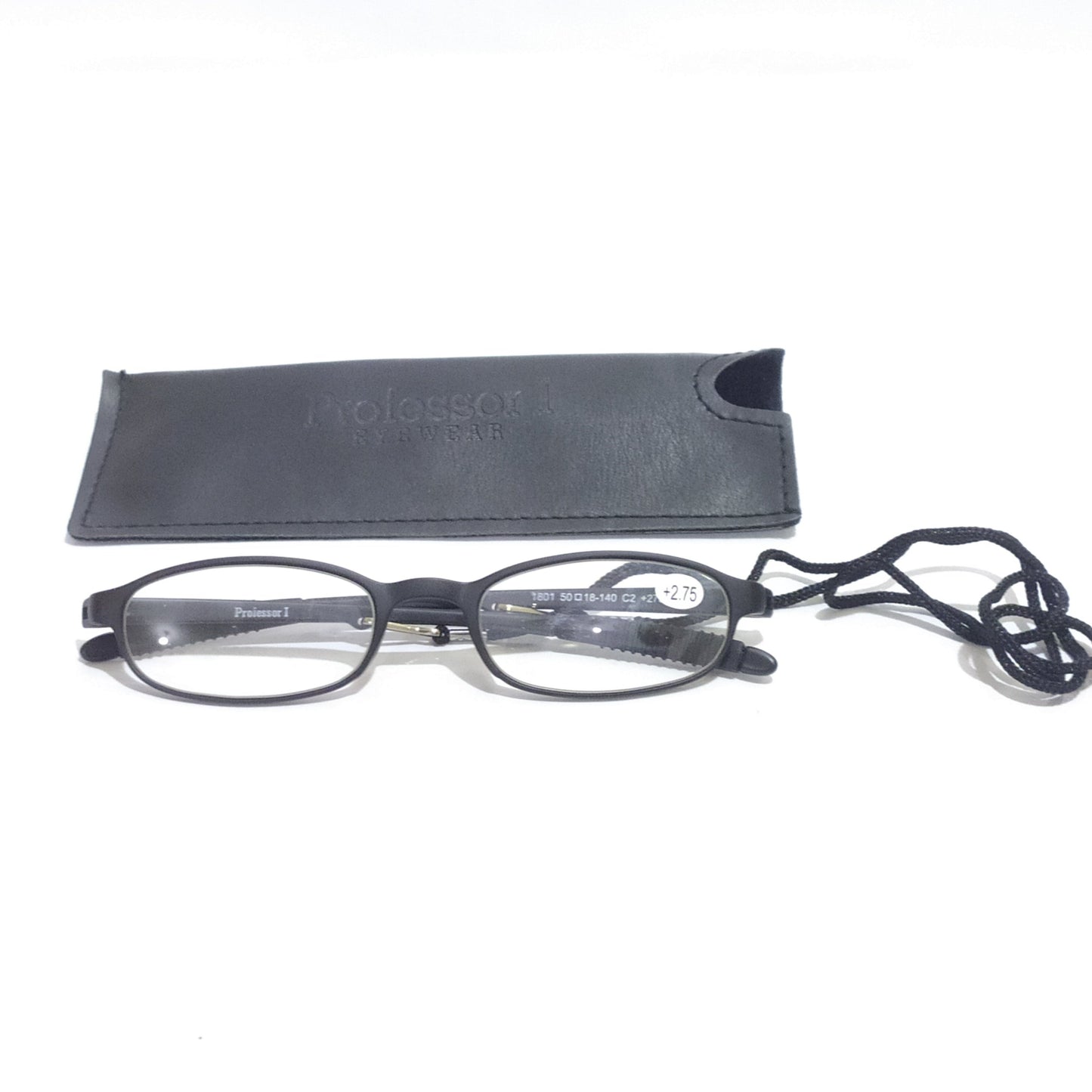 Light Weight Oval Reading Glasses for Men and Women with Neck Hanging Band