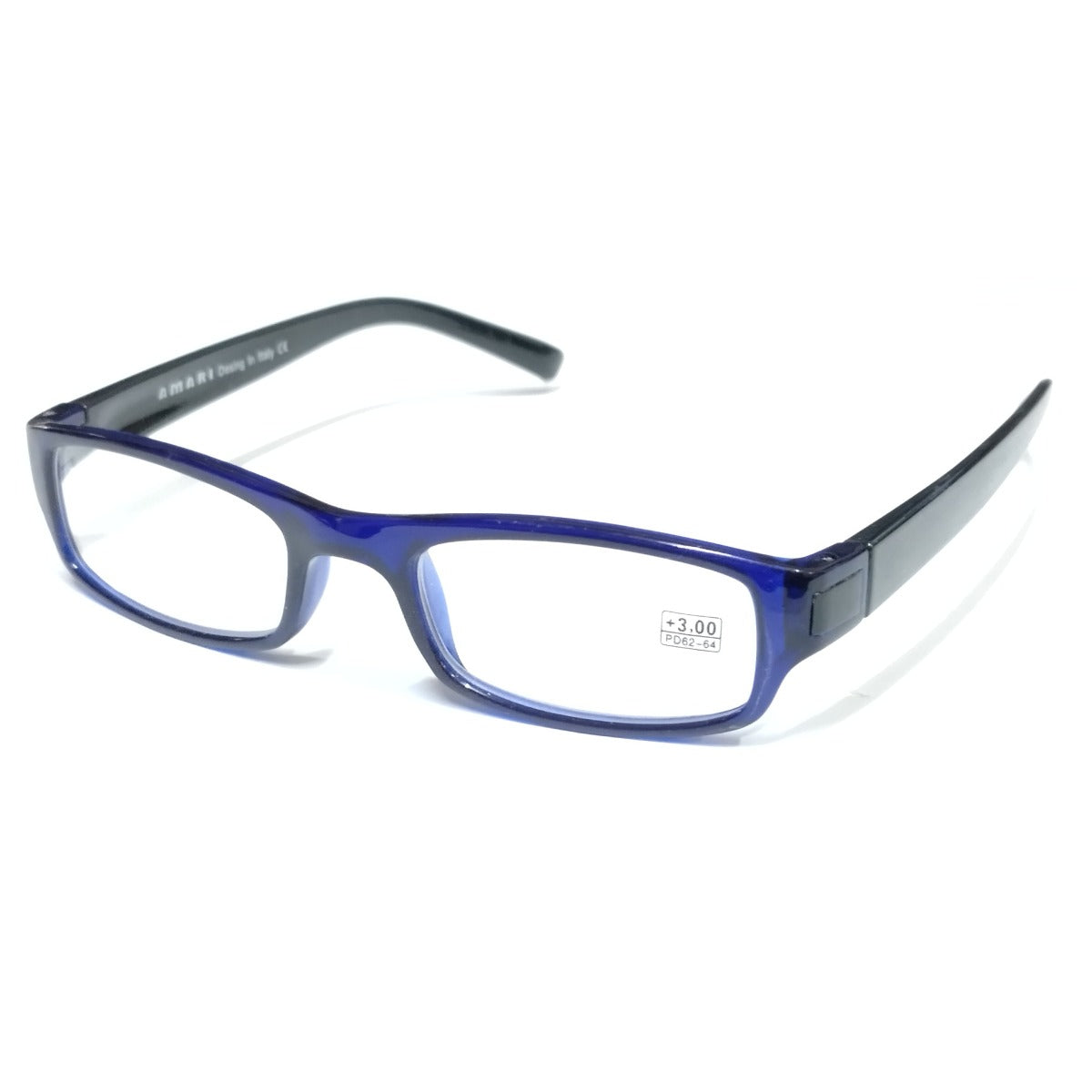 Stylish and Functional Computer Reading Glasses in Blue and Black