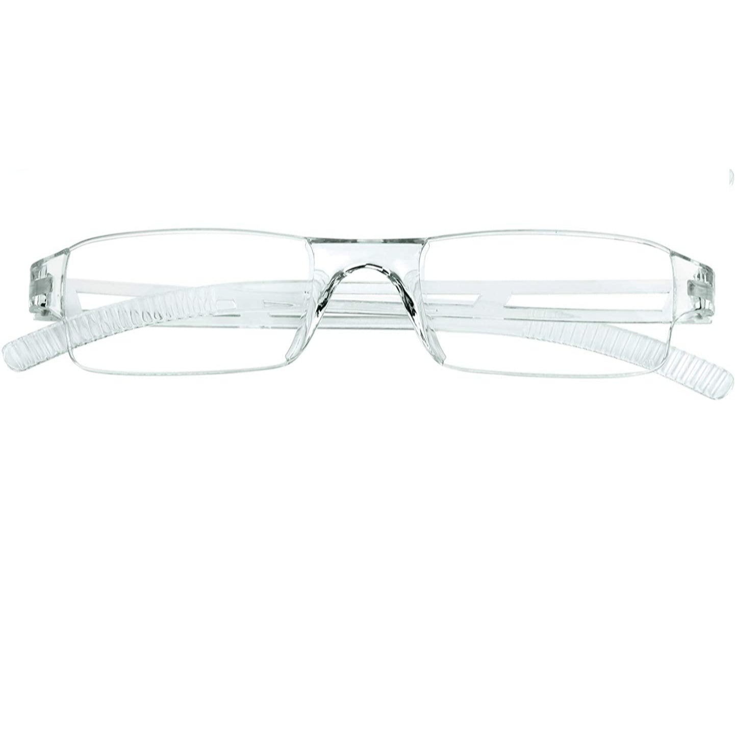 Crystal Rimless Reading Glasses for Men and Women Pack Of 3 Assorted Colors
