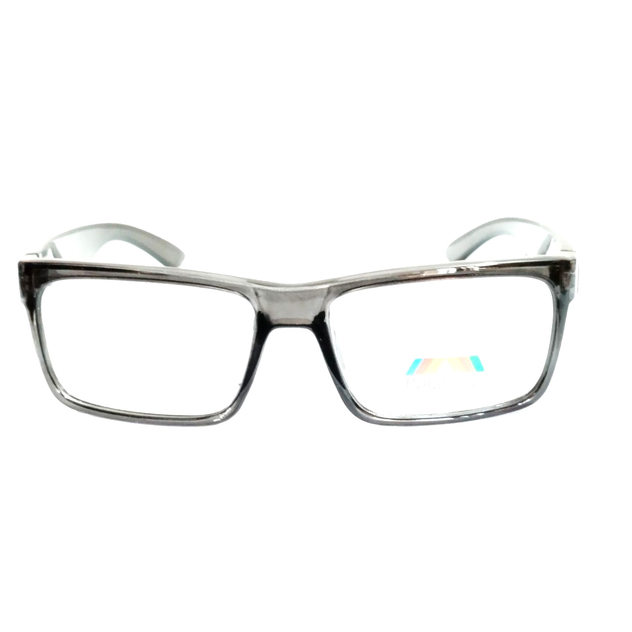 Rectangle Transparent Grey Frame Wraparound Sports Cycling Photochromic Sunglasses