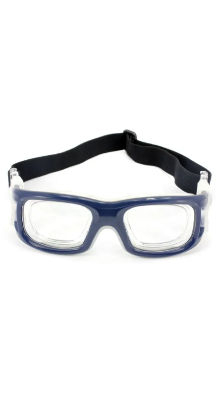 Large Prescription Sports Glasses for Adults: Anti-Shock Protection for Football Cricket Tennis Squash