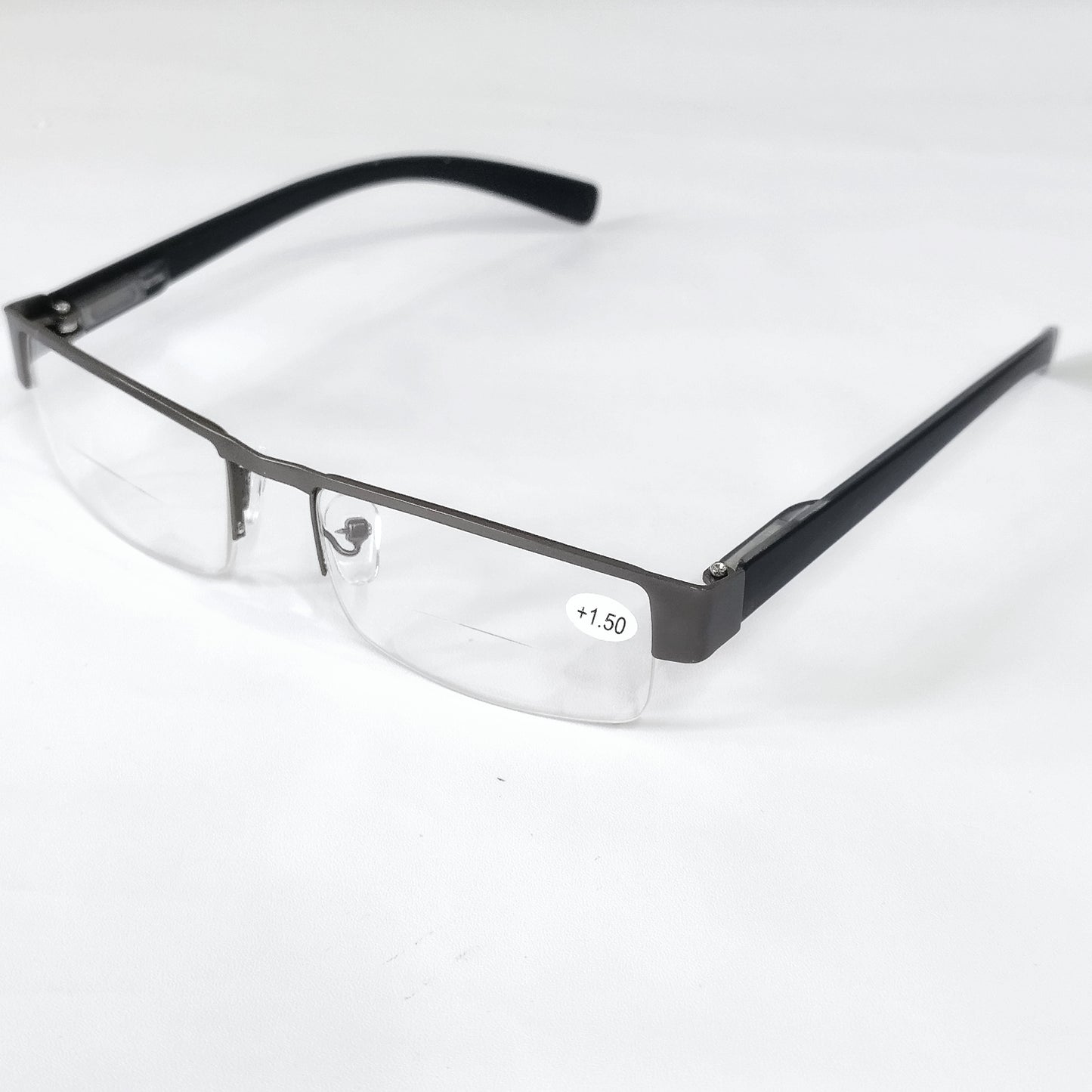 Grey Supra D Bifocal Reading Glasses For Men and Women