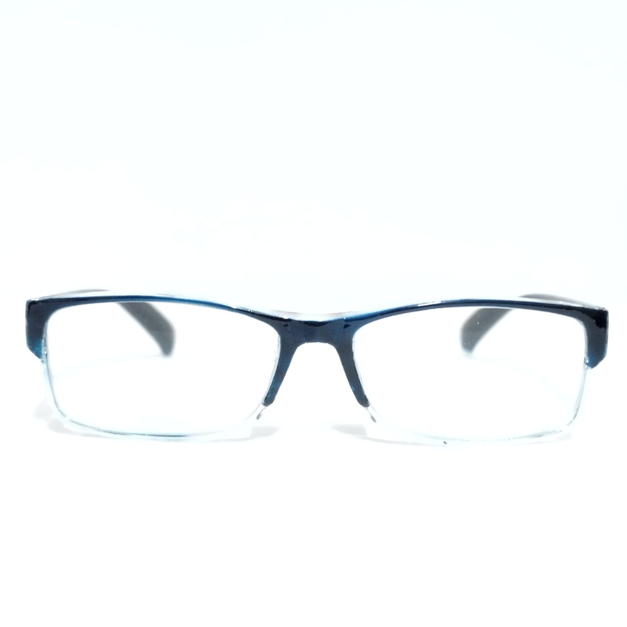 Blue Two Tone Full Frame Blue Light Blocking Computer Reading Glasses for Men Women