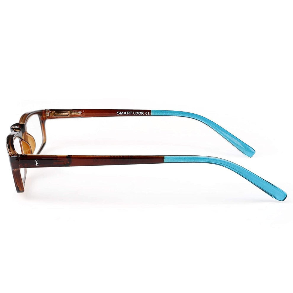 Buy Slim Lightweight Brown Reading Glasses Power Plus One +1.00 Online