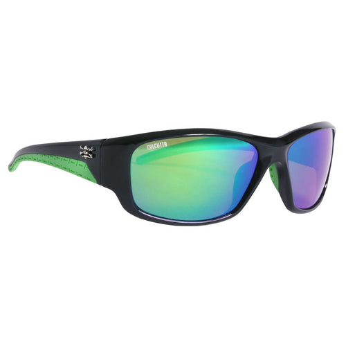 Wraparound Polarized Sports Cycling Driving Sunglasses Green Mirror