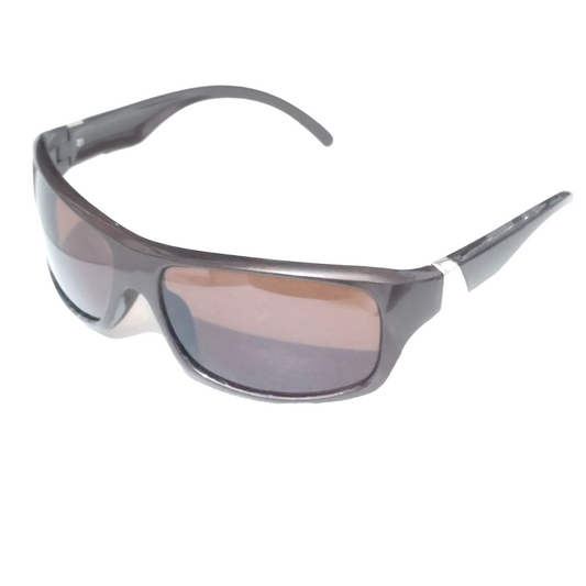 Brown Wraparound Driving Sunglasses KS2123
