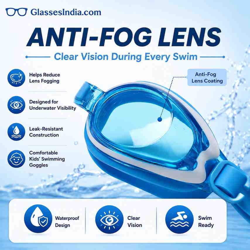 Kids Swimming Goggles Anti-Fog