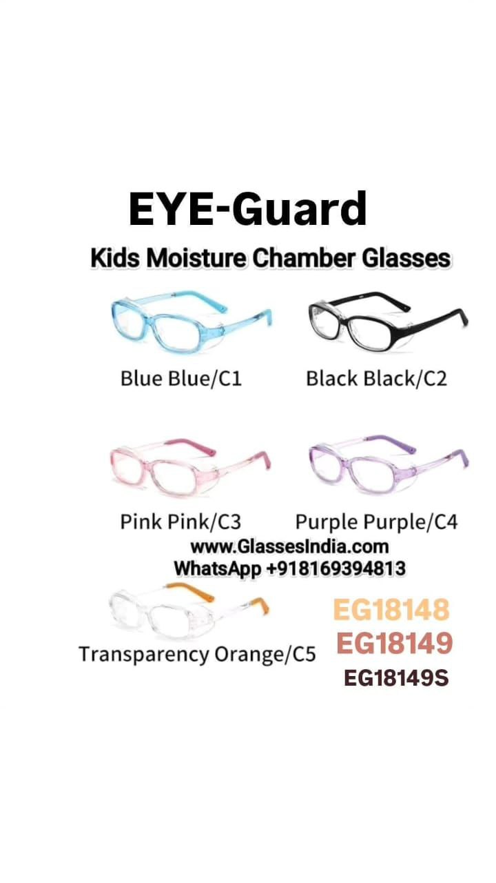 Dry Eyes Glasses Myopia Glasses for Kids Frame Anti Pollen Glasses for Allergies Dust Protection