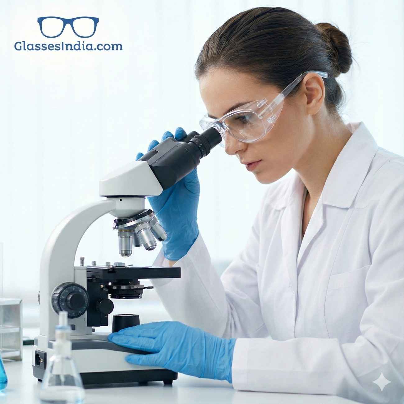 EYESafety Industrial Eye Protection Safety Glasses ES110 – Full Coverage Side Shield Frame