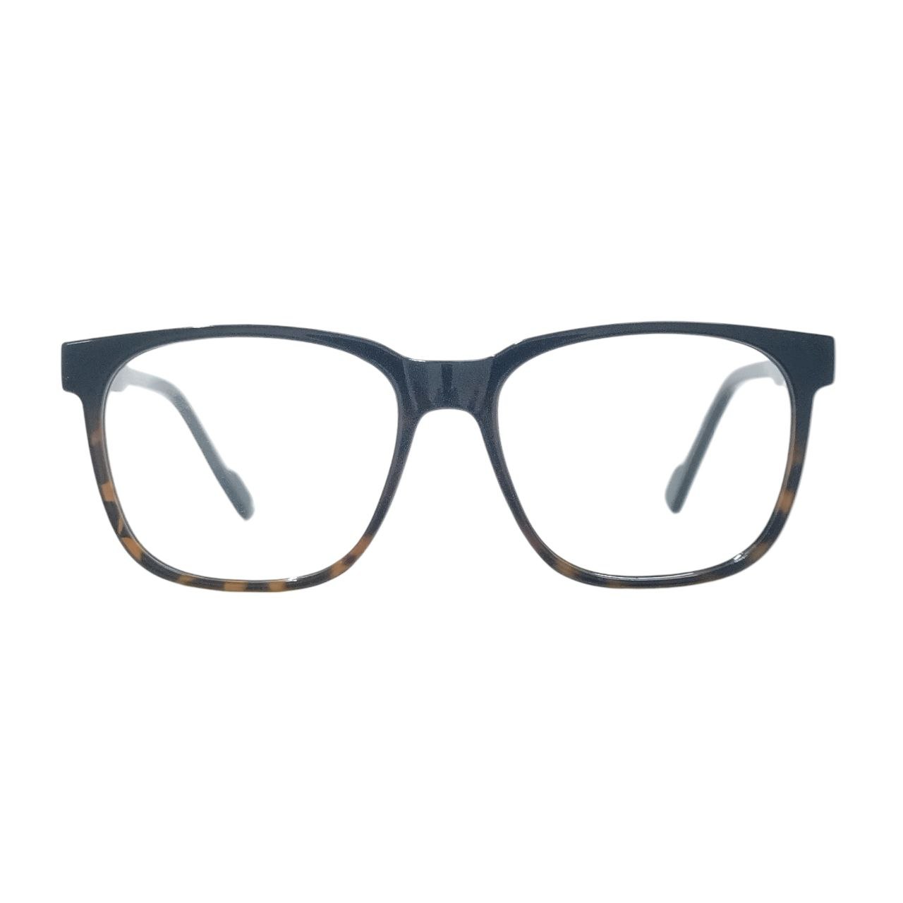 Large Size Square Ptosis Crutch Glasses Square Frame 143034 Size 53-17-148