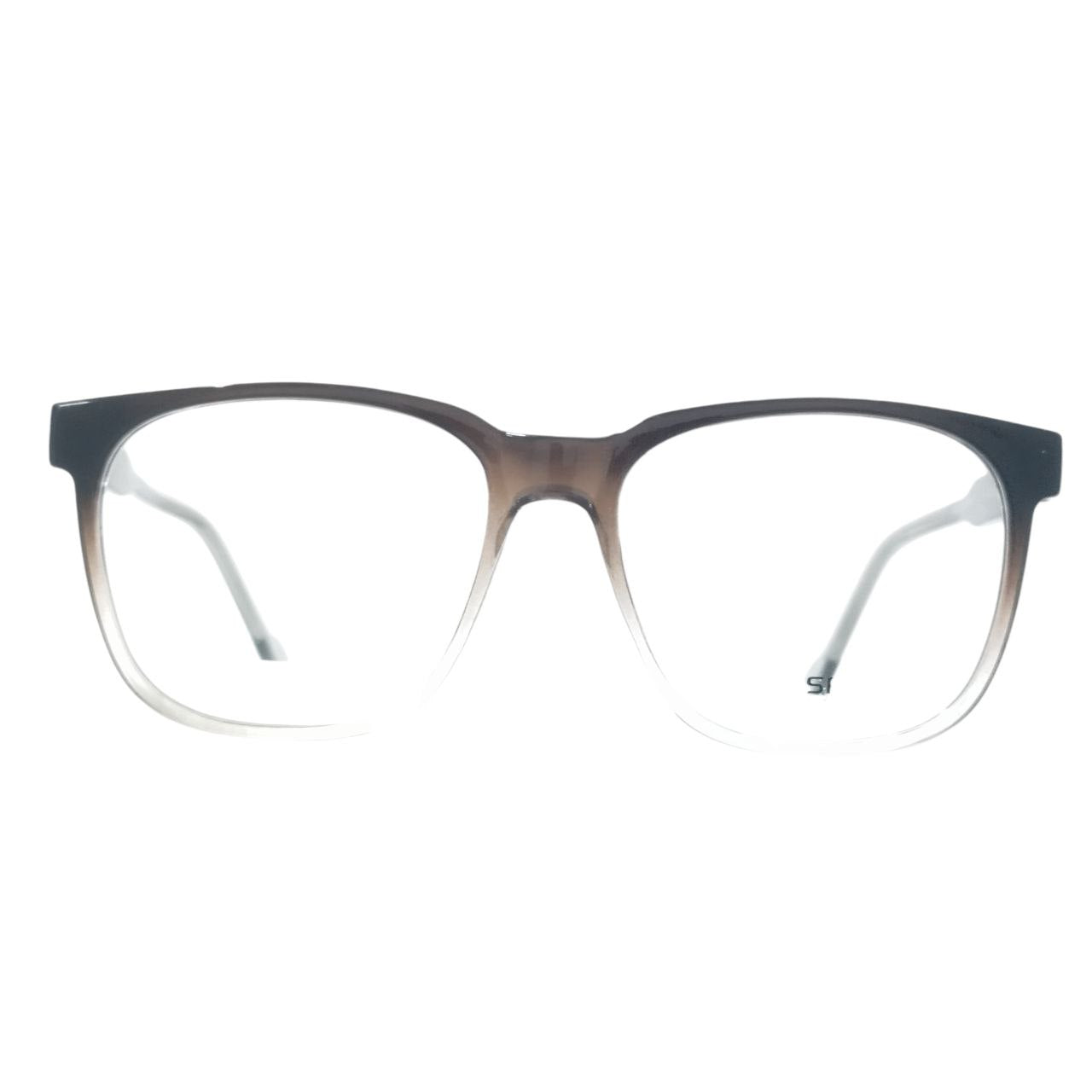 Large Size Square Ptosis Crutch Glasses Square Frame 143034 Size 53-17-148
