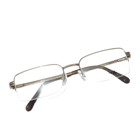 Luxury Brown Supra Half Frame Glasses OX211 | Ideal for Bifocal & Progressive Lenses
