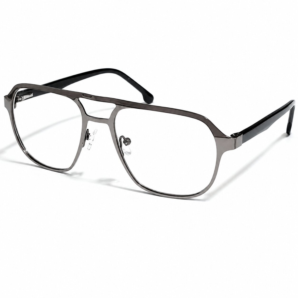 ARTView M-202474 Brown Silver frame side angle