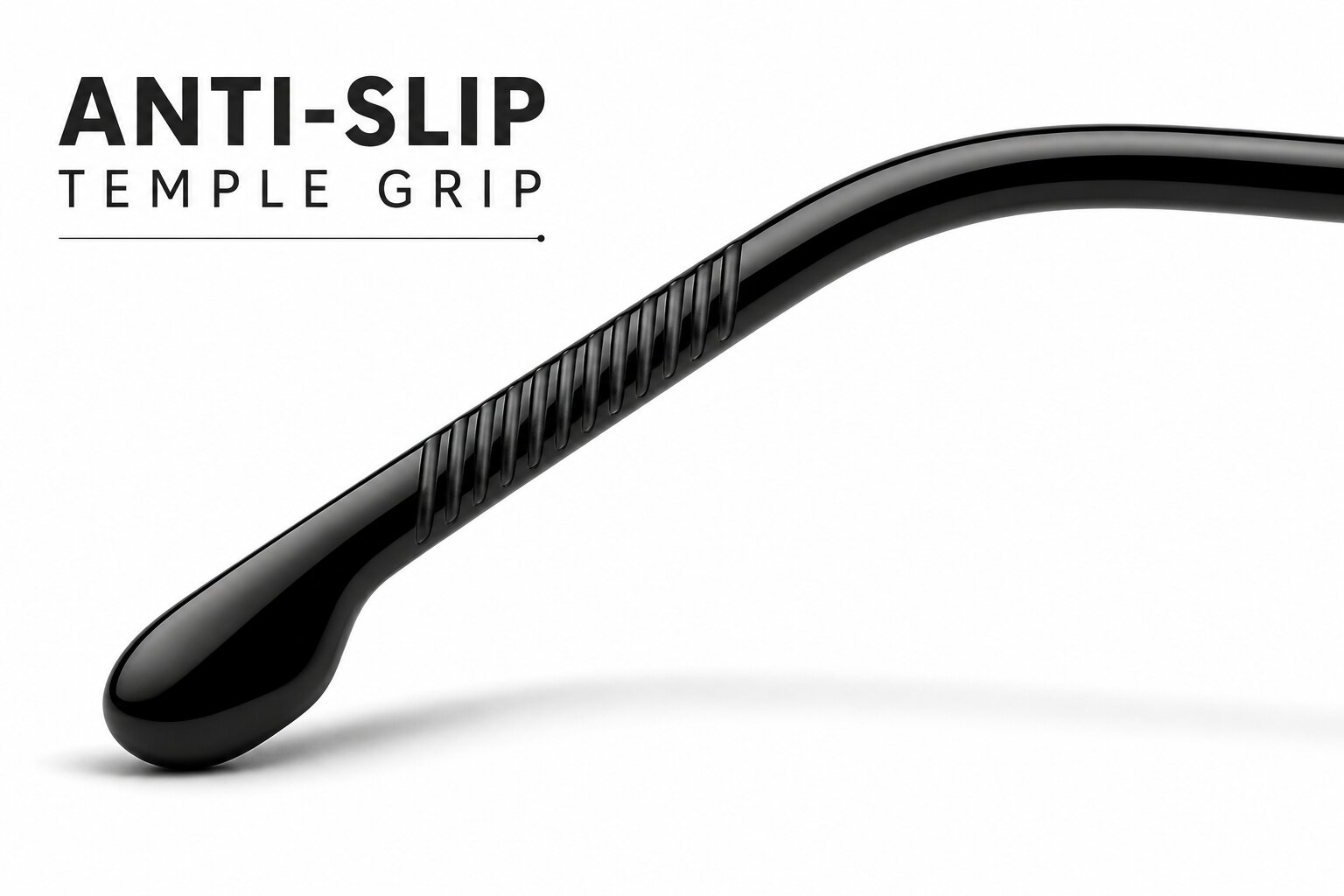 ARTView M-202474 textured temple grip close up