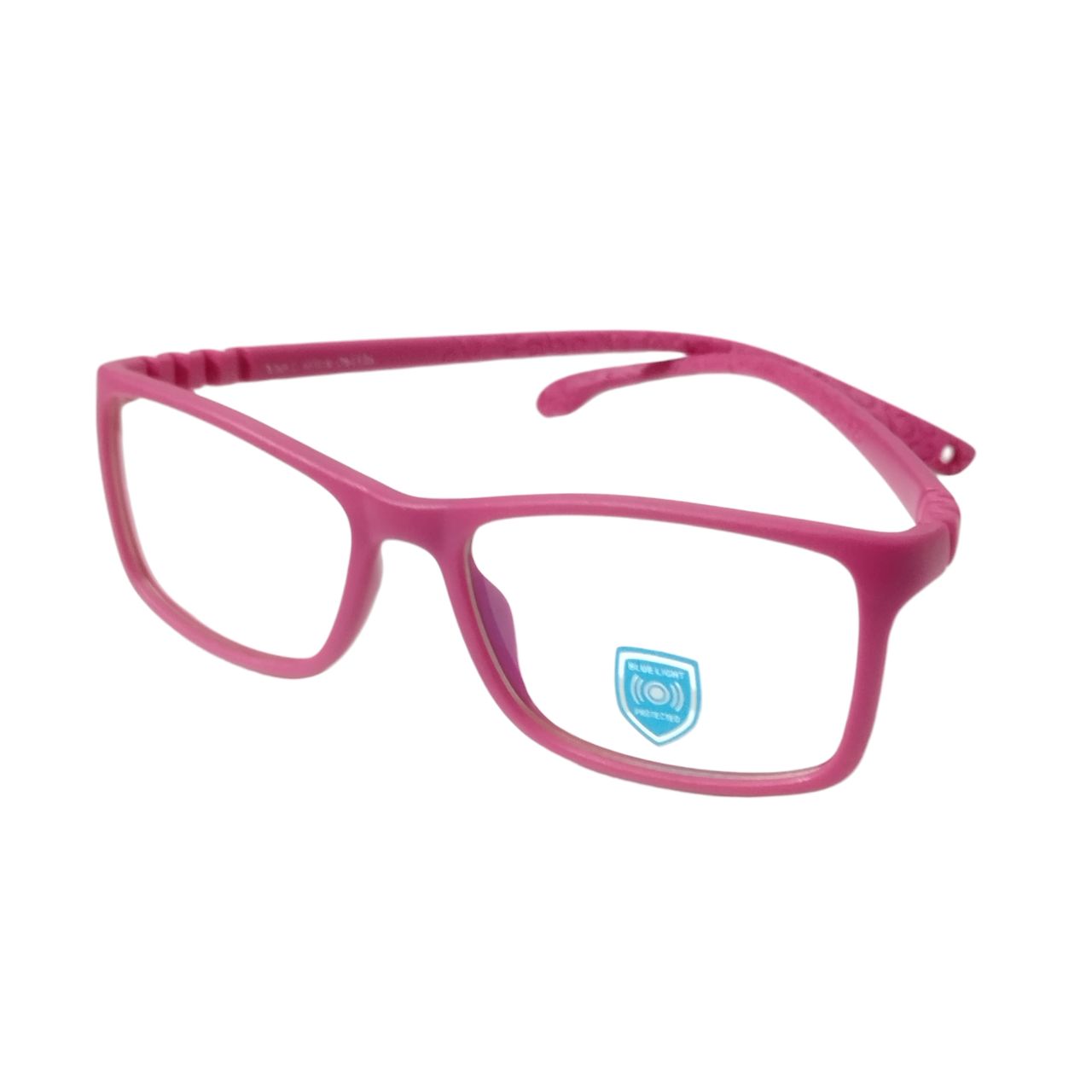 Magenta Unbreakable Kids Flexible Rectangle Glasses Age to Years