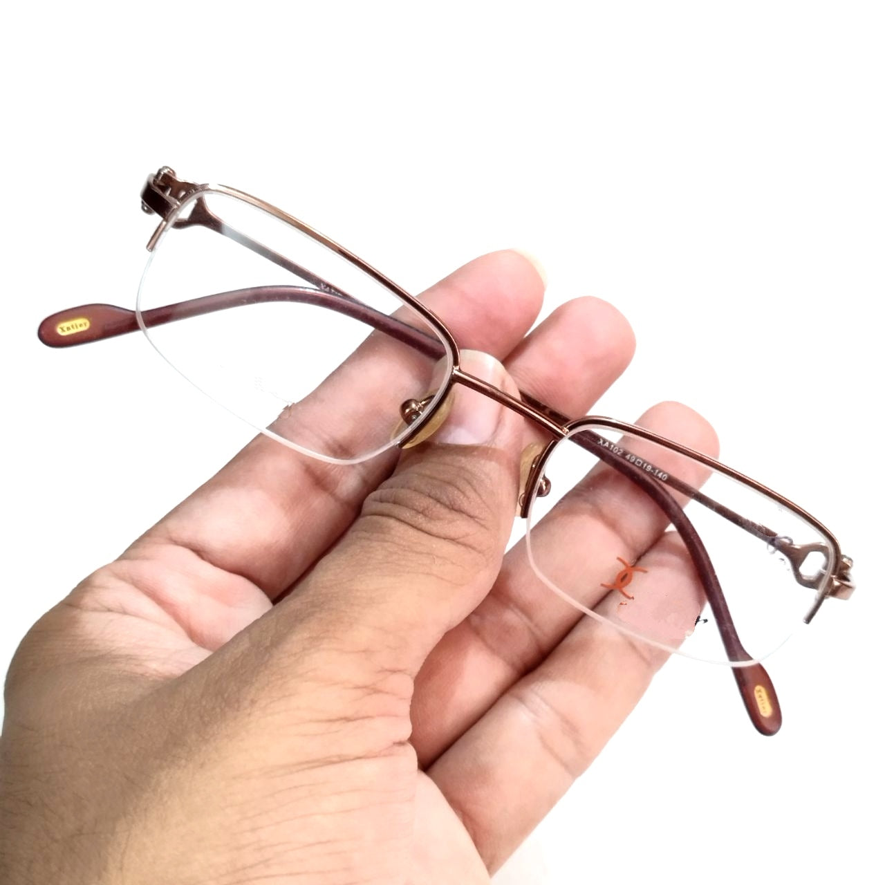 Metal Supra Progressive Multifocal No-Line Bifocal Glasses for Men and Women