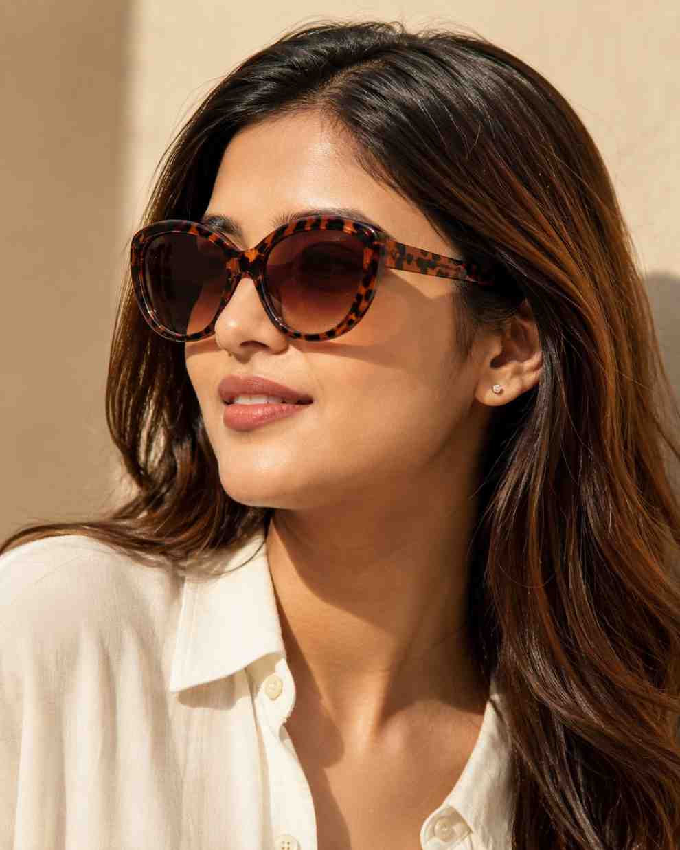 Oversized Cat-Eye Fashion Sunglasses for Women