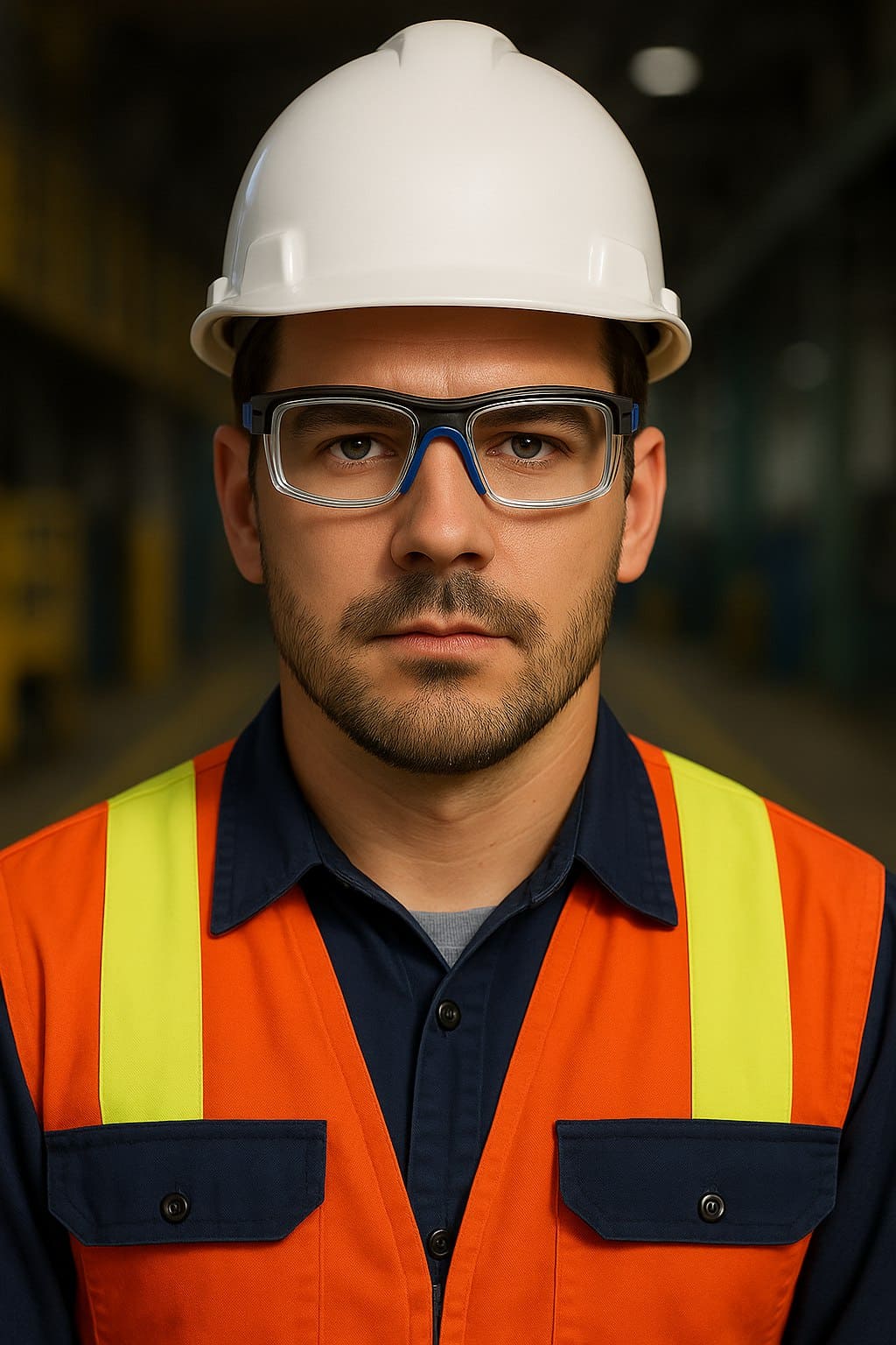 EYESafety Power Safety Glasses Black Blue Clear Eyewear