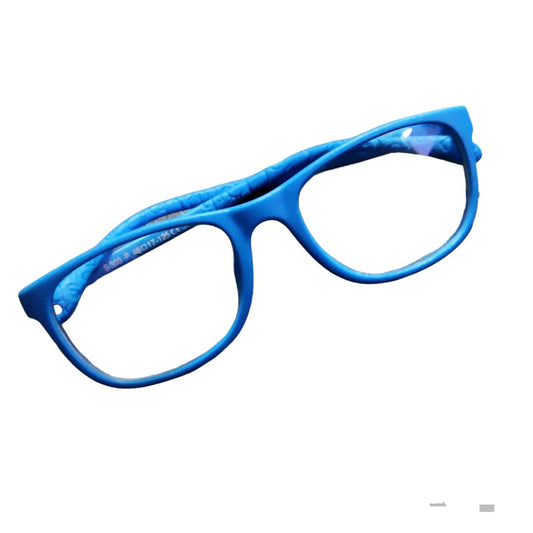 Blue Trendy Unbreakable Kids Flexible Glasses Age 4 to 7 Years
