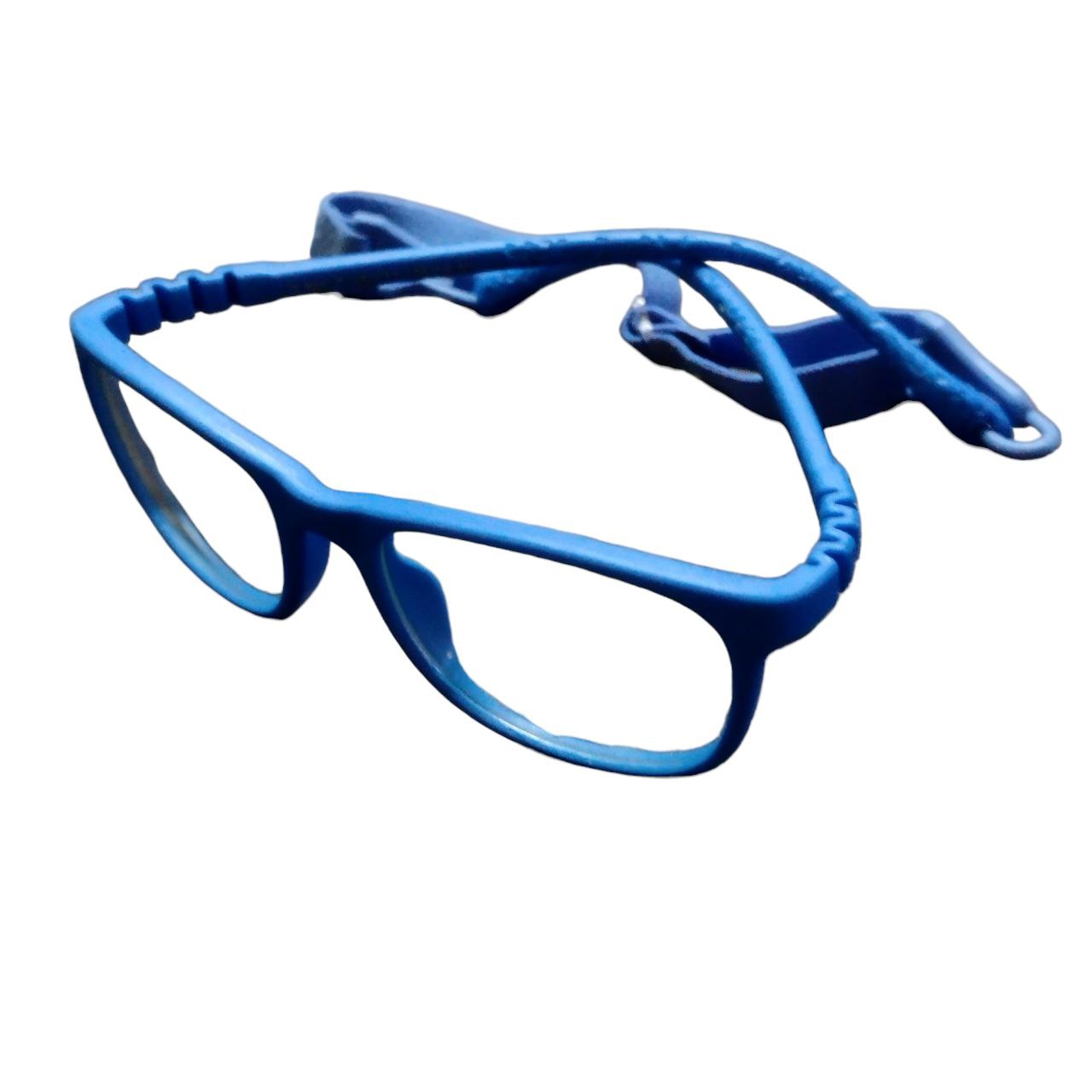 Blue Trendy Unbreakable Kids Flexible Glasses Age 4 to 7 Years