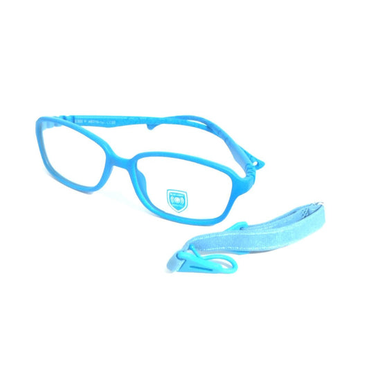 Trendy Blue Unbreakable Kids Flexible Glasses Age 3 to 6 Years