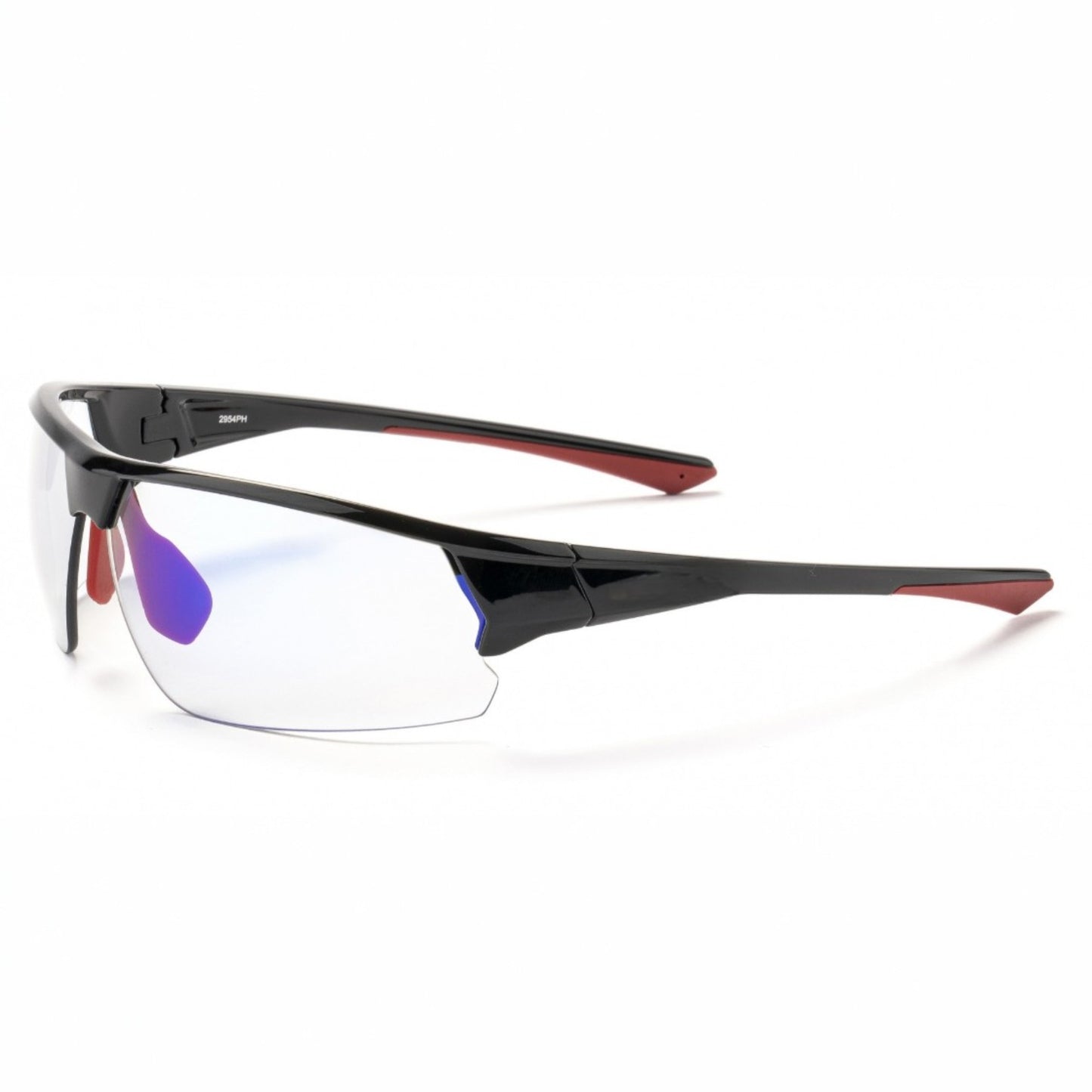 Photochromic Semi-Rimless Sports Eyewear with Adaptive Light Technology