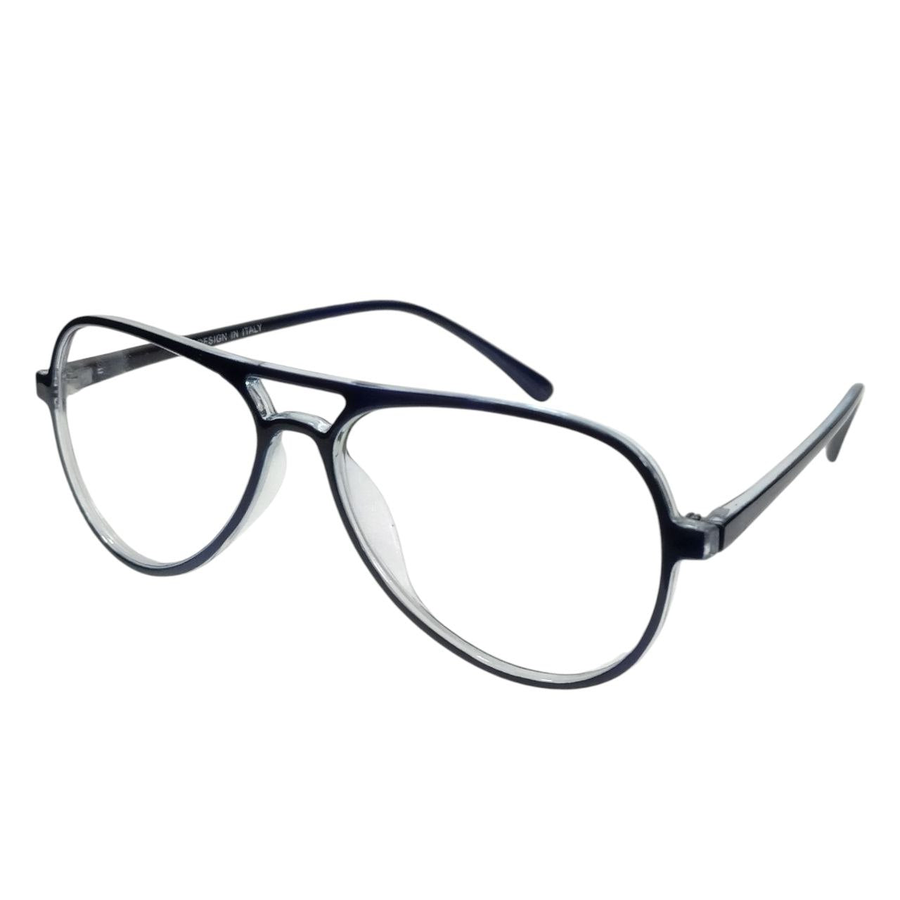 Black Red Pilot Style Full-Rim Eyeglasses – Stylish, Lightweight & Prescription Ready