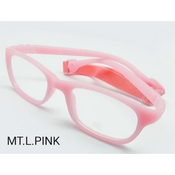 Pink Trendy Kids Flexible Glasses with Blue Block Filter Lenses 1203