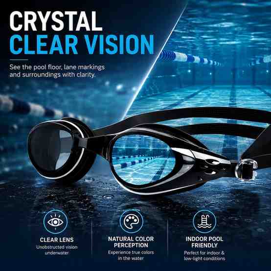2.00 Swimming Goggles Glasses with Power