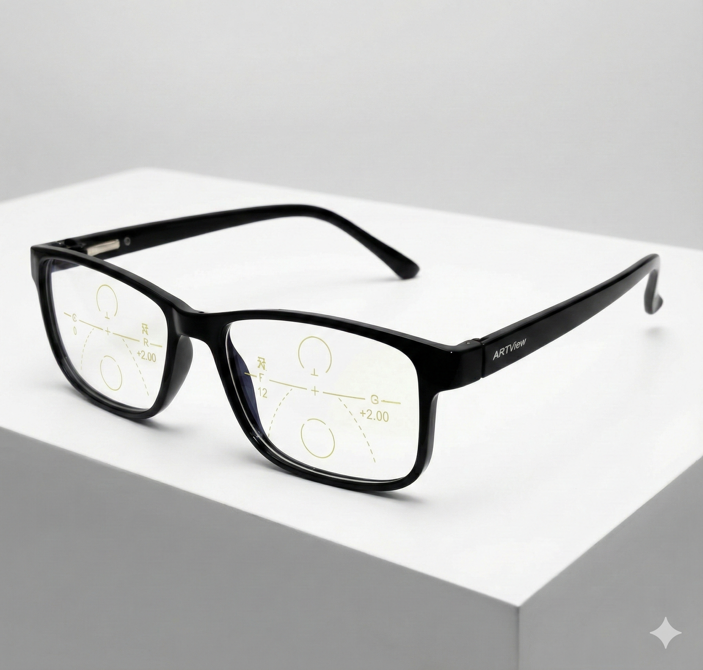 Progressive Reading Glasses with Blue Block Anti Glare Lens