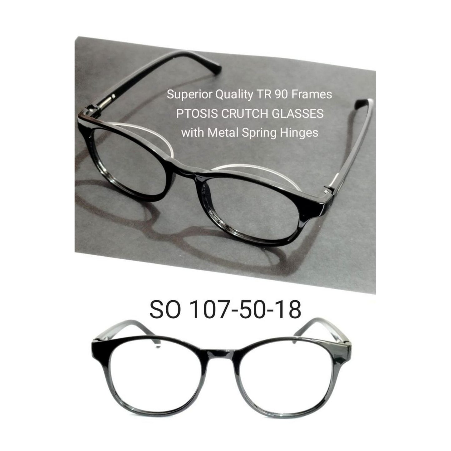 ElevateVision Full Frame Ptosis Crutch Glasses