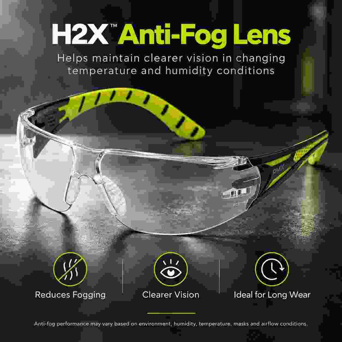 Pyramex Endeavor Plus adjustable nosepiece safety glasses comfort feature
