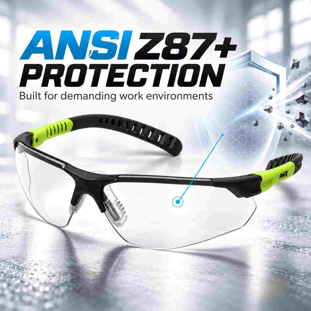 Pyramex Sitecore H2MAX anti-fog safety glasses application image 23